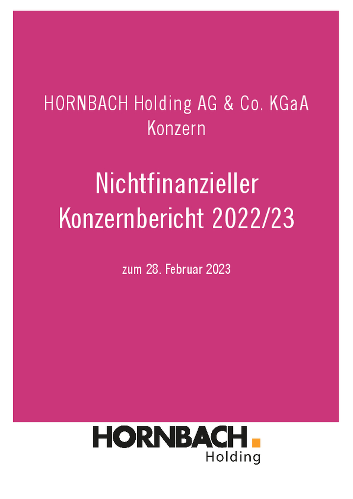 Nichtfinanzieller Konzernbericht 2022/23