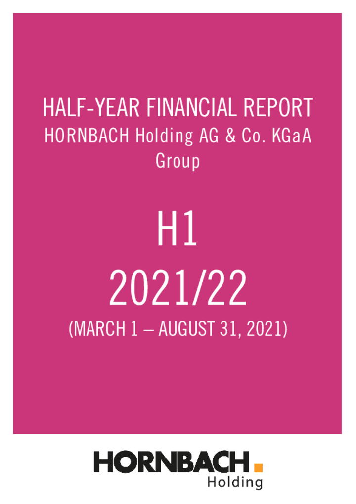 Half-yearly financial report 2021/2022