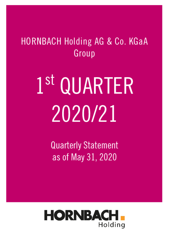 Q1 statement / Q1 financial report 2020/2021