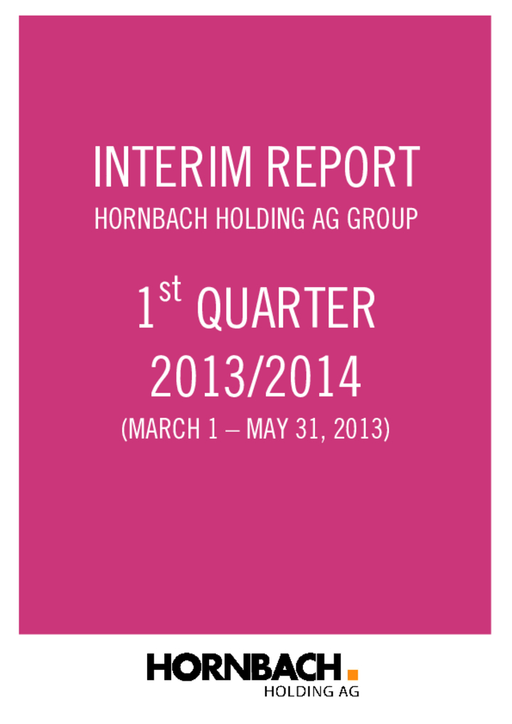 Q1 Report 2013/2014