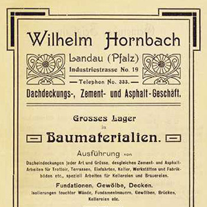 Baustoffhandel Wilhelm Hornbach