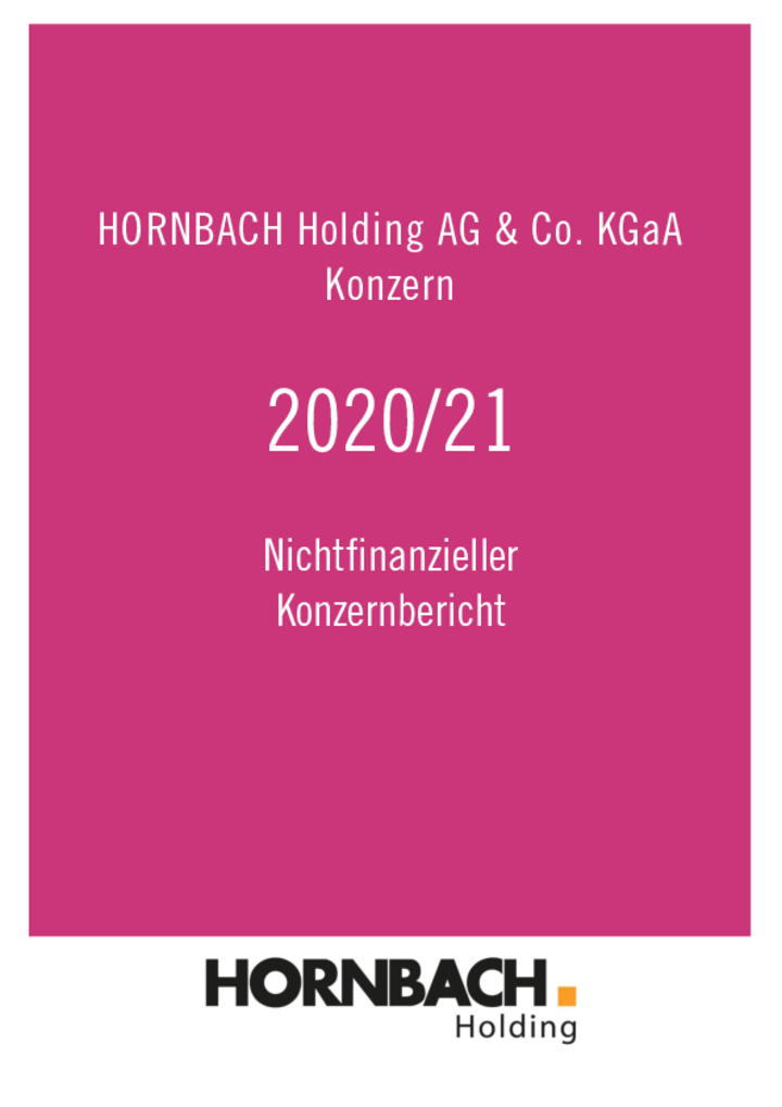 Nichtfinanzieller Konzernbericht 2020/21