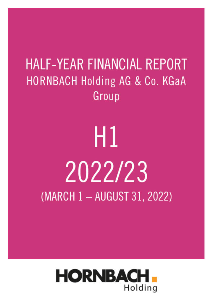 Half-yearly financial report 2022/2023