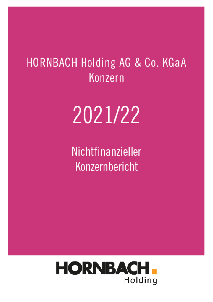 Nichtfinanzieller Konzernbericht 2021/22