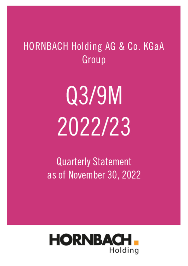 Q3 statement / Q3 financial report 2022/2023