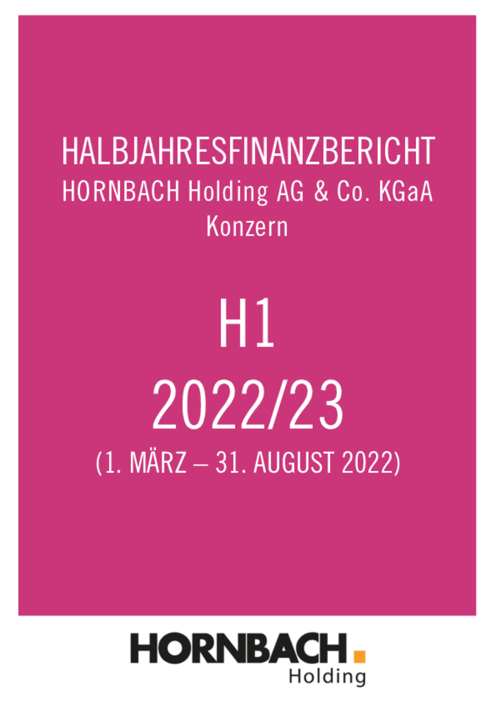 Halbjahresfinanzbericht 2022/2023