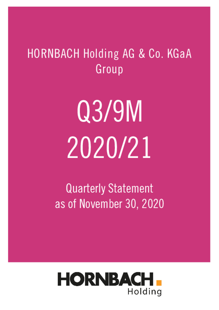 Q3 statement / Q3 financial report 2020/2021