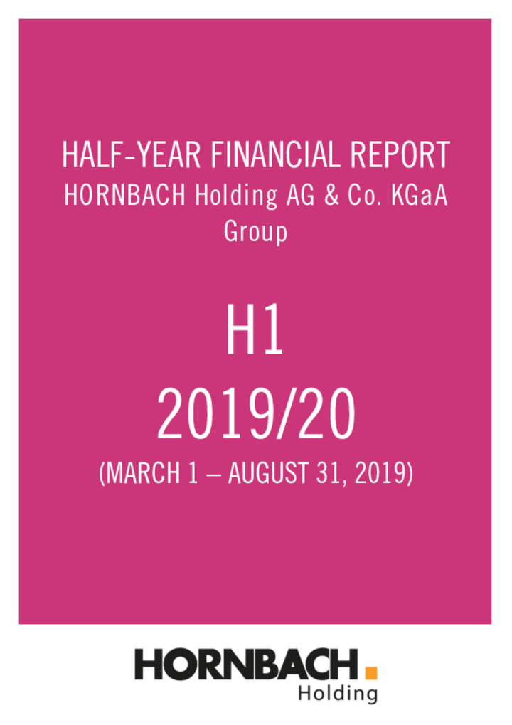 Half-yearly financial report 2019/2020